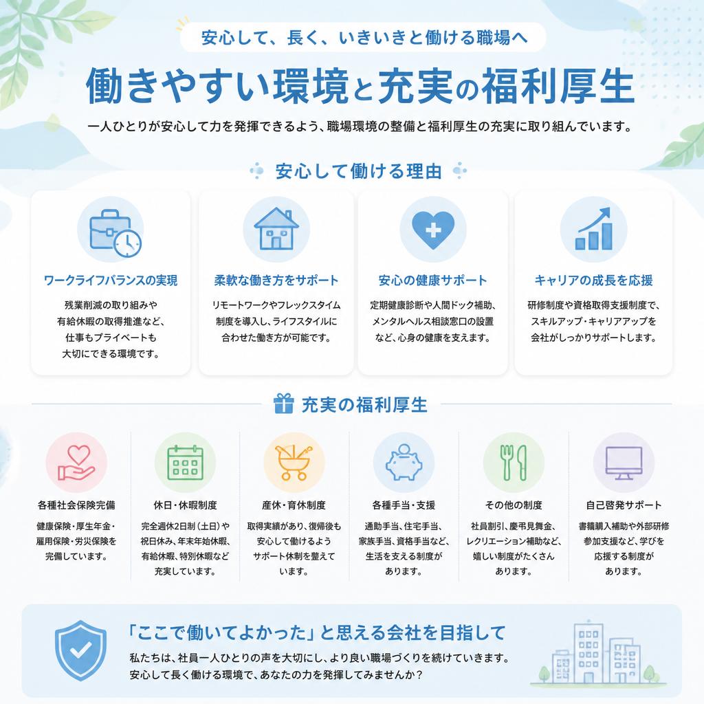 職場環境の充実