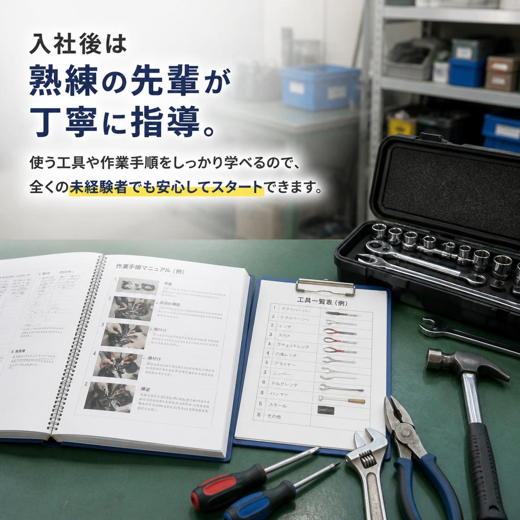 未経験歓迎！初めてでも安心