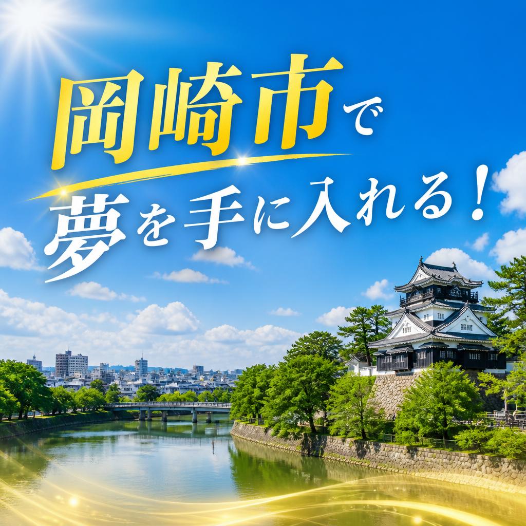 岡崎市で夢を手に入れる！